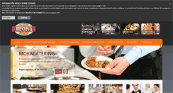Desktop Screenshot of mokacatering.com